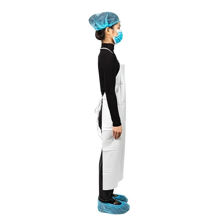 white dispsoable aprons 2