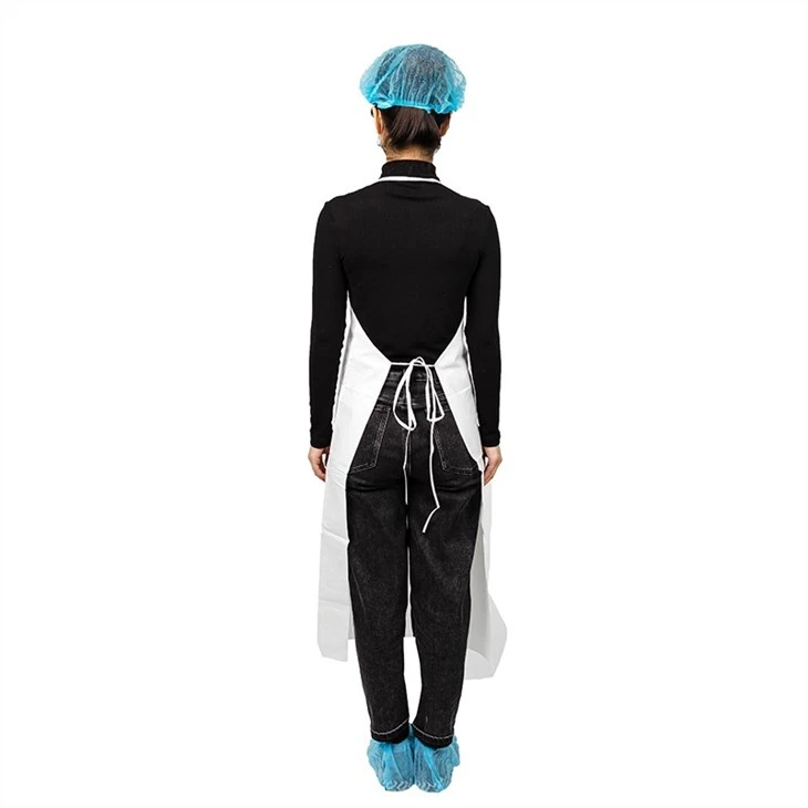 white dispsoable aprons 3