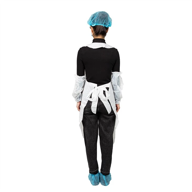 White plastic apron 2