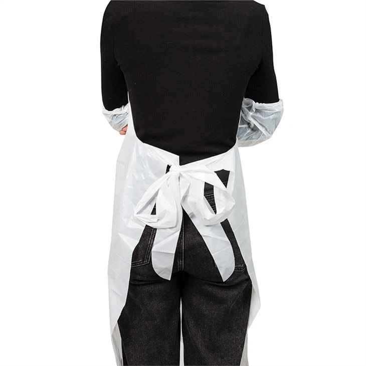 White plastic apron 3